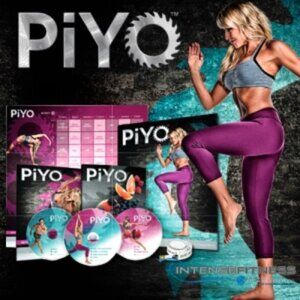 NEW PIYO DVD SET~ Exercise Videos, Nutrition Guide, Meals Plans & Tape Measure